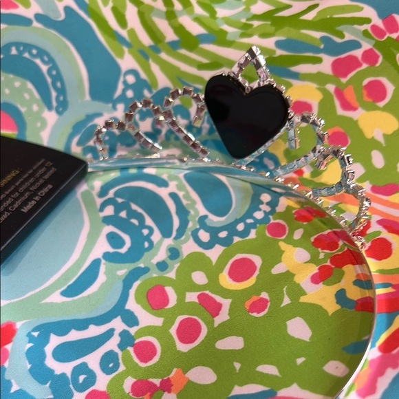 Dolls Kill 3 pack of black Heart silver crystal Tiara crowns new w tag bundle - Picture 3 of 10